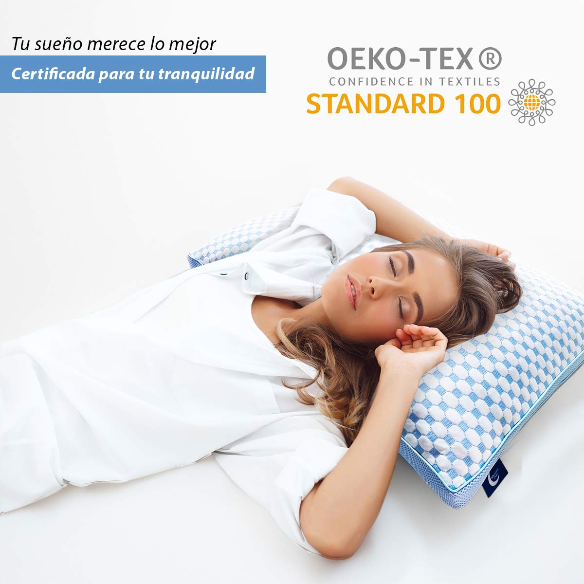 2 Pack Almohadas Memory Foam Ajustable Ortopédicas King Size