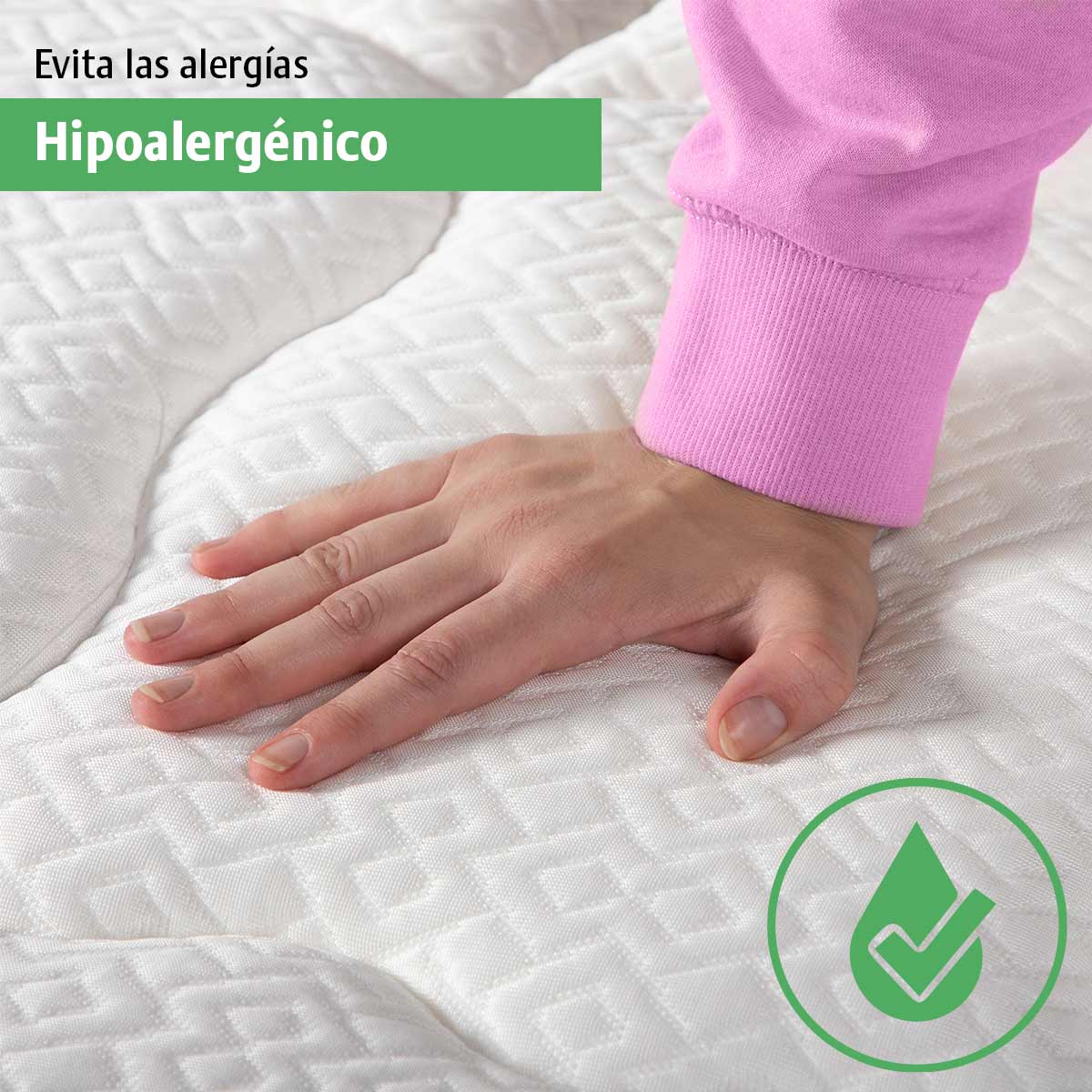 Colchón Fresh Latex Memory Foam Queen Size