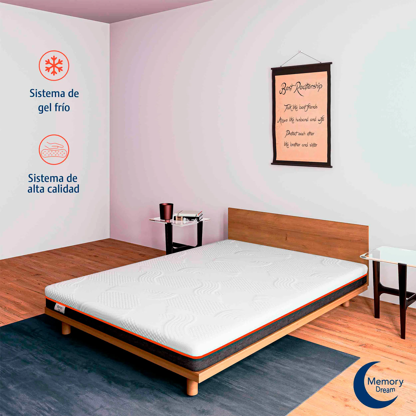 Colchón Individual Memory Foam 5 Años De Garantia Oferta