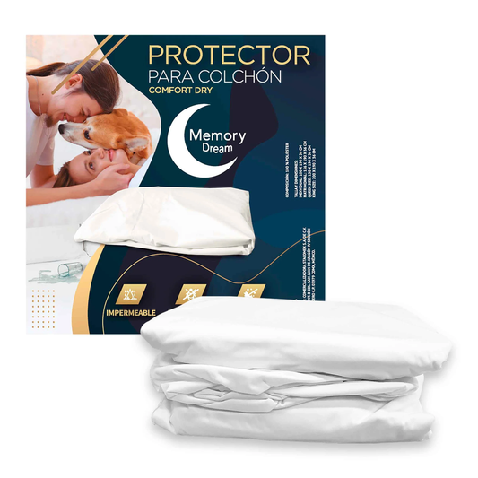 Protector Cubre Colchón Memory Dream Impermeable King Size