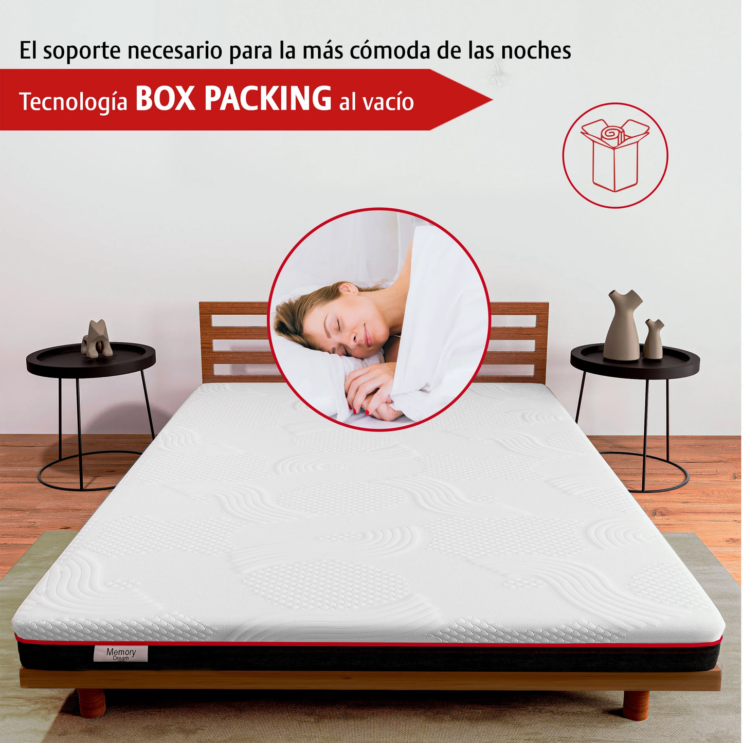 Colchón Matrimonial Memory Dream Red
