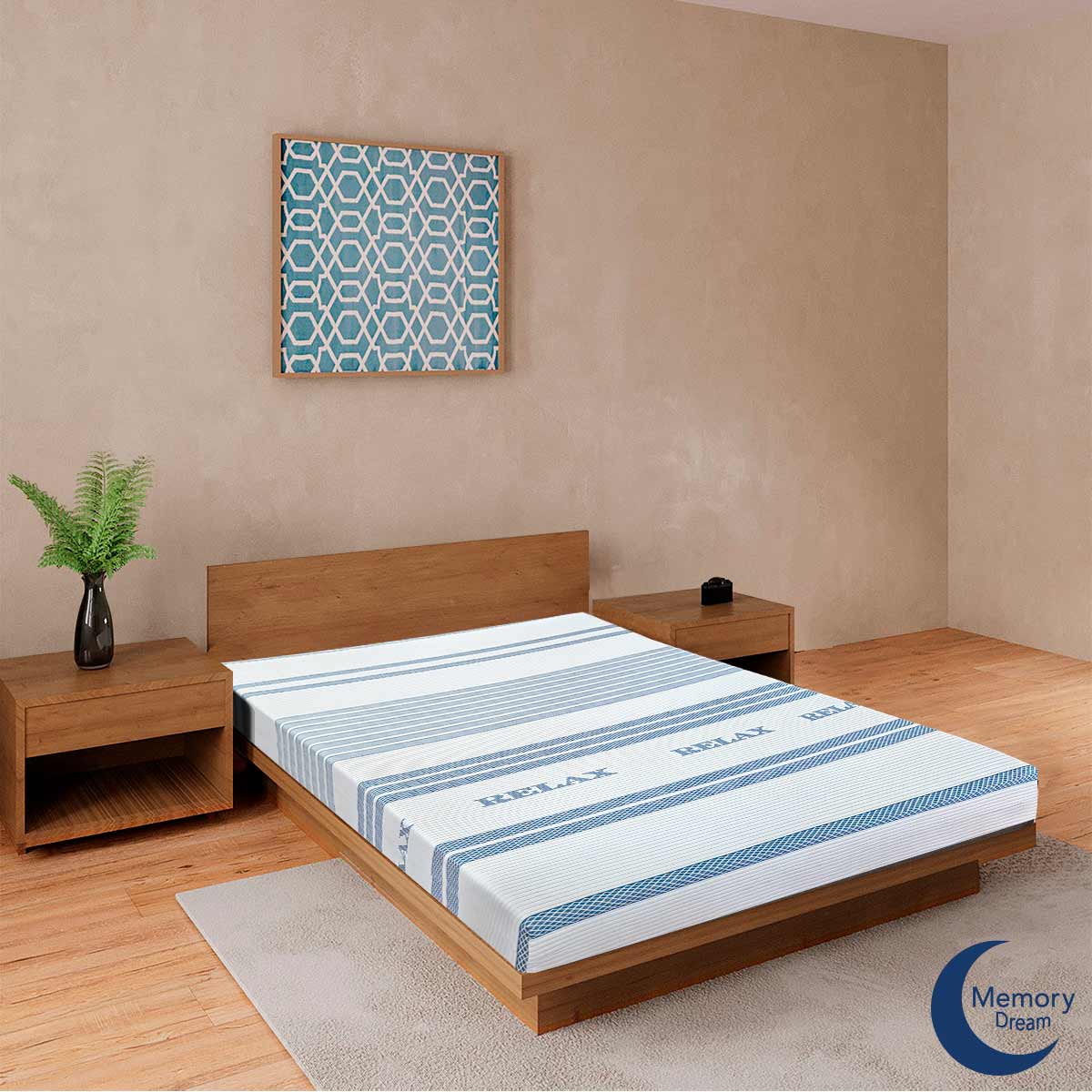 Colchón Individual Relax 5 Años De Garantía Funda Lavable
