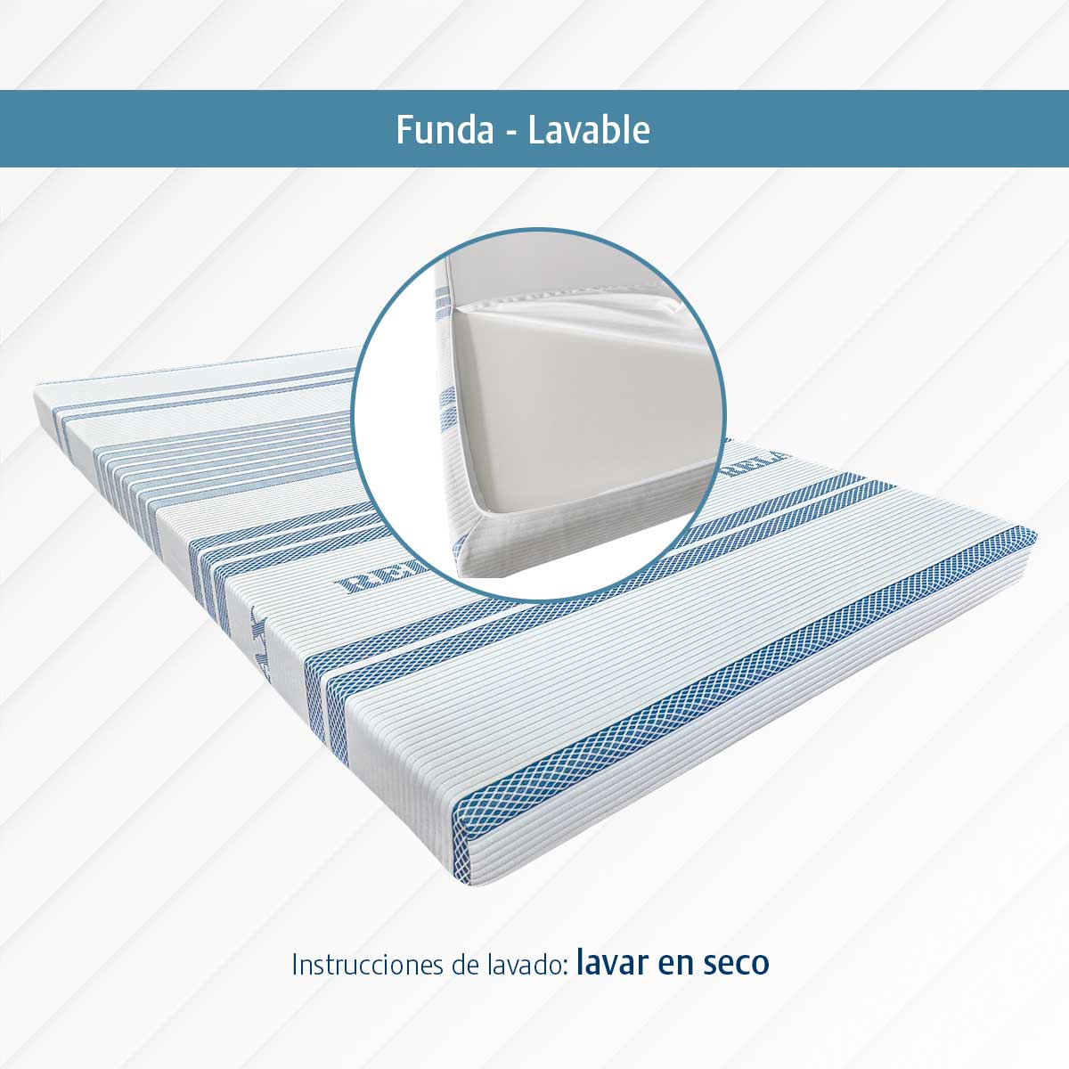 Colchón Individual Relax 5 Años De Garantía Funda Lavable