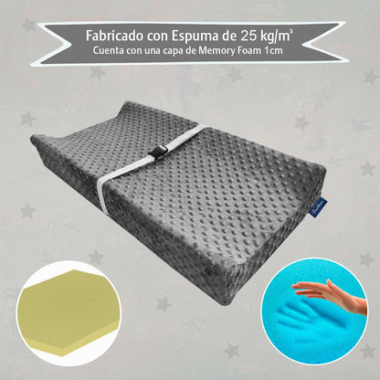 Cambiador De Pañales Bebé Impermeable Con Funda Removible