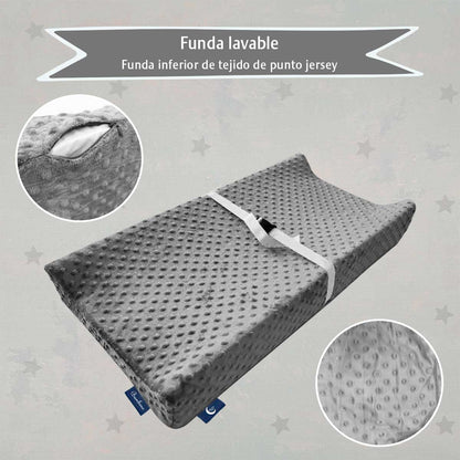 Cambiador De Pañales Bebé Impermeable Con Funda Removible