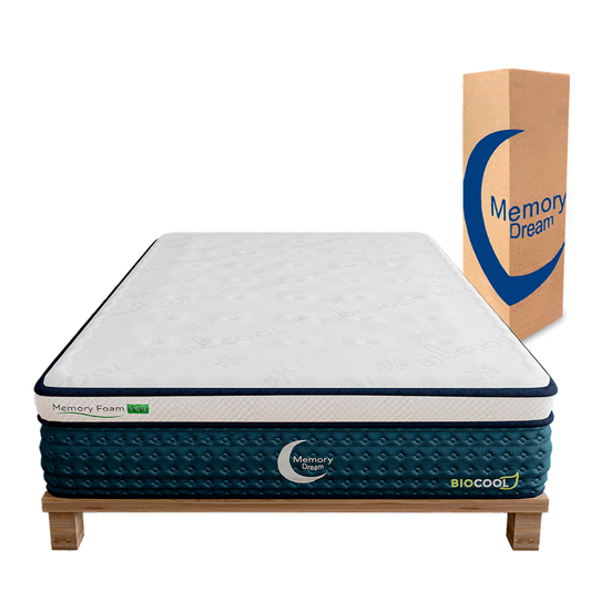 Colchón Memory Foam Bio Cool 10 Años Garantía Matrimonial