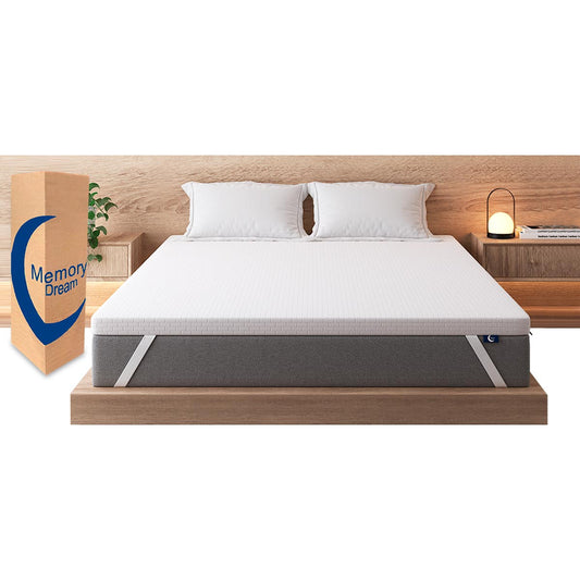 Colchoneta Individual Memory Gel Funda Lavable Tela Bamboo