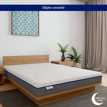 Colchón Memory Foam En Caja 10 Años Garantía King Size