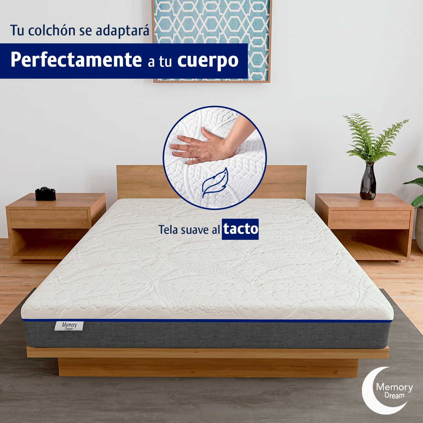 Colchón Memory Foam En Caja 10 Años Garantía King Size