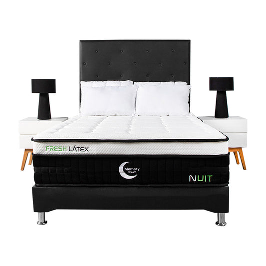 Colchón Fresh Latex Memory Foam 10 Años Garantía King Size