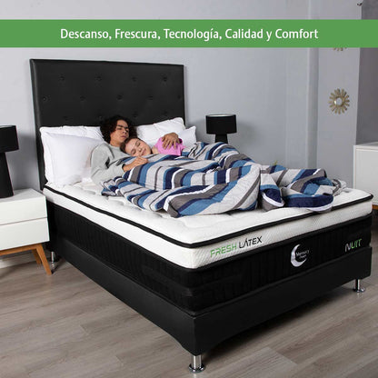 Colchón Fresh Latex Memory Foam Queen Size