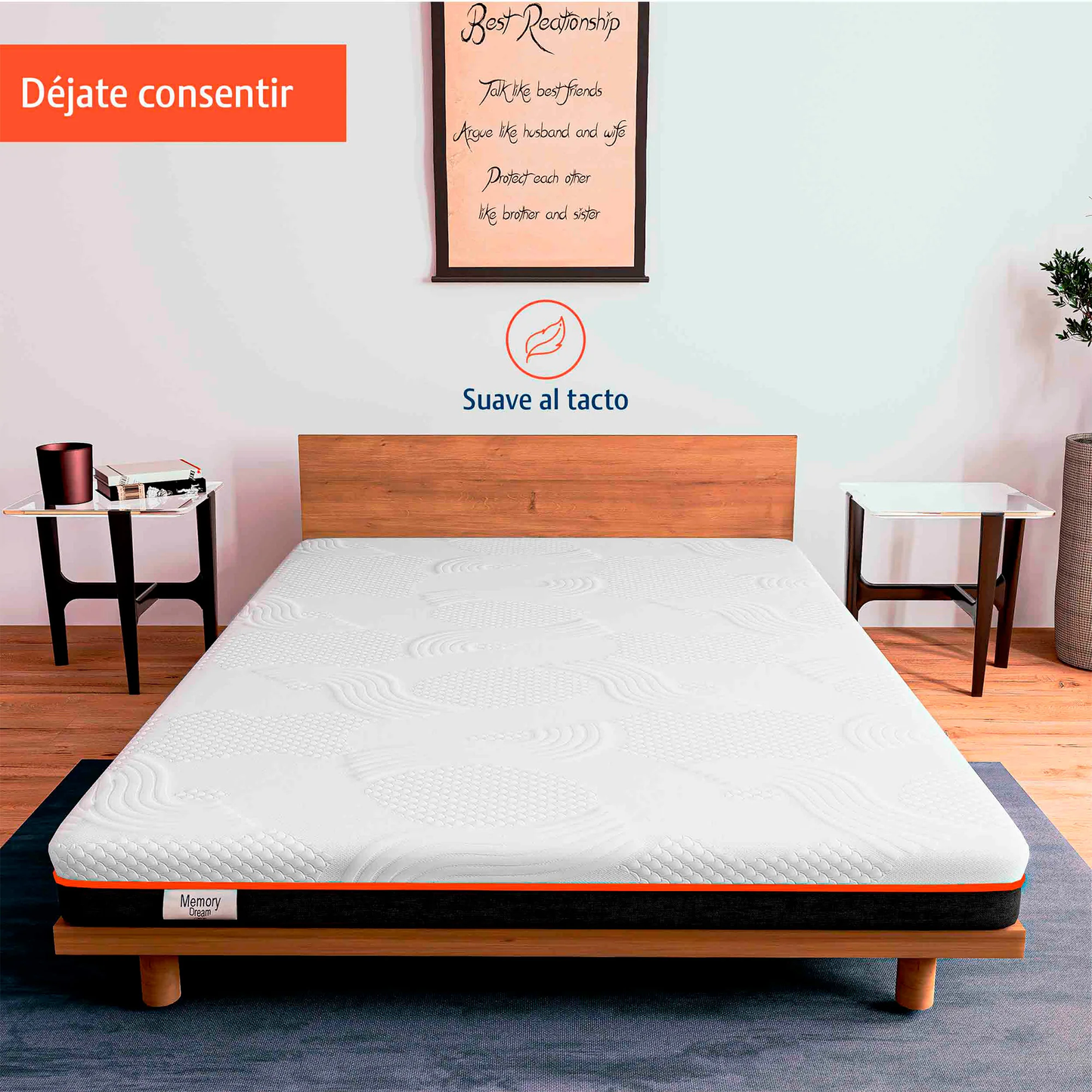 Colchón Individual Memory Foam 5 Años De Garantia Oferta