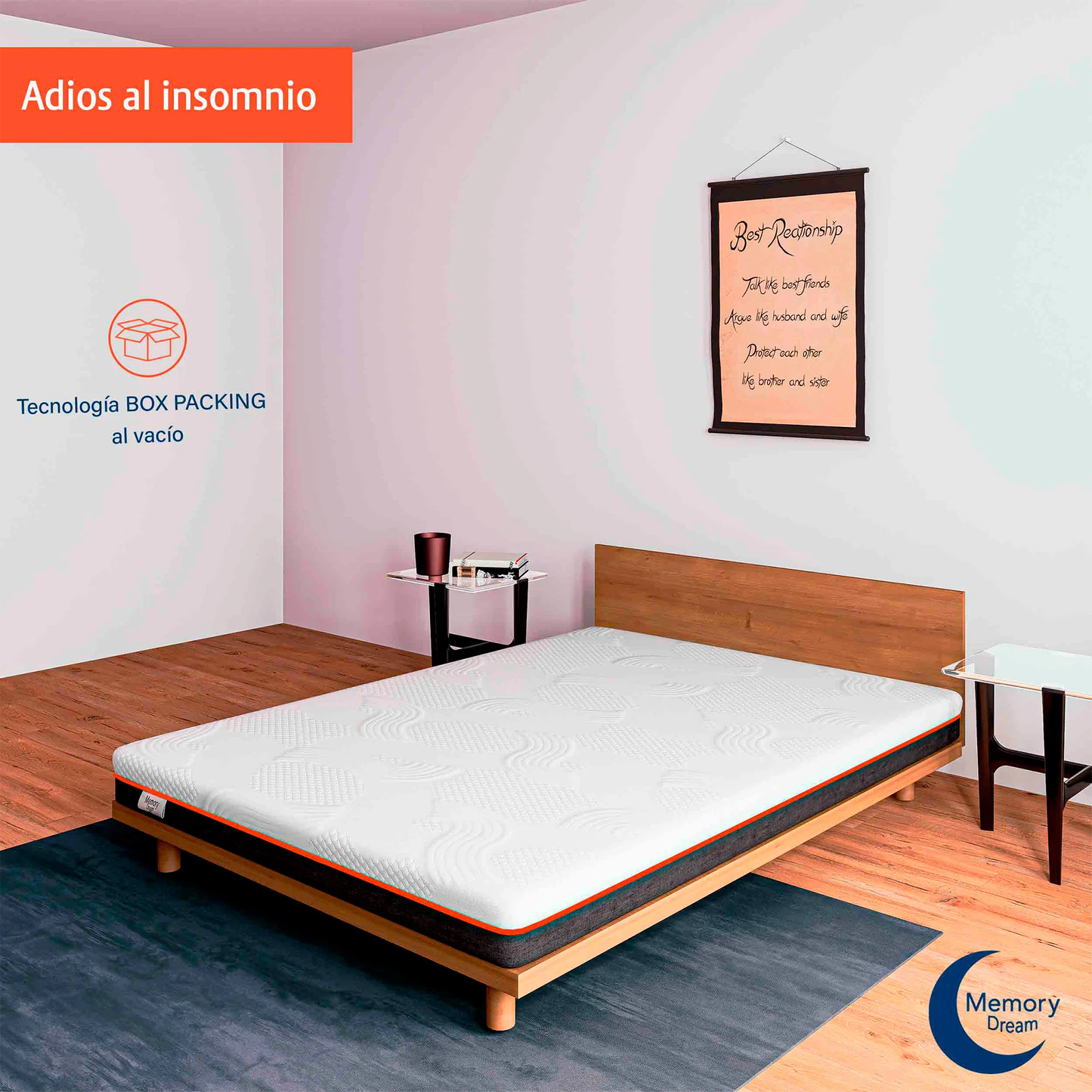 Colchón Individual Memory Foam 5 Años De Garantia Oferta