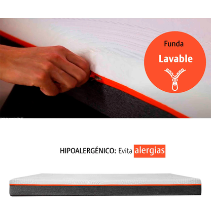 Colchón Individual Memory Foam 5 Años De Garantia Oferta
