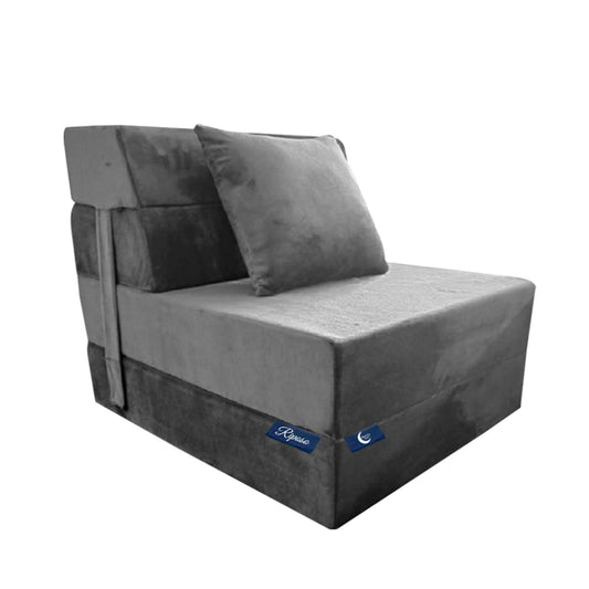 Sofa Cama Individual Memory Sillon Puff Plegable 60x190x15