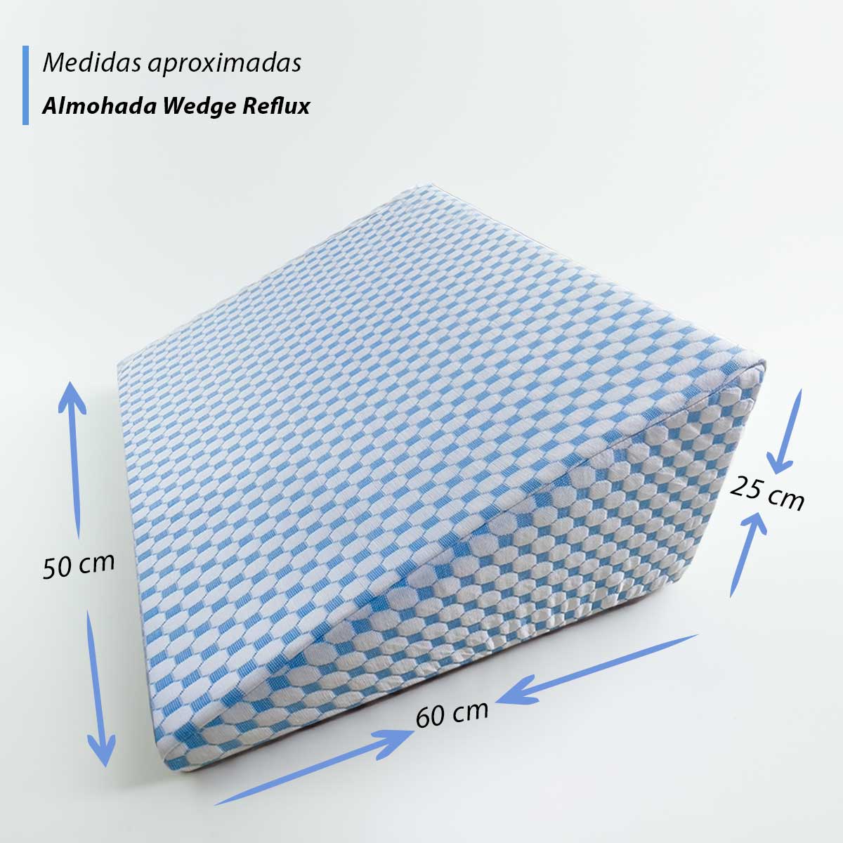 Almohada Ortopédica Descanso Anti Reflujo Con Memory Foam
