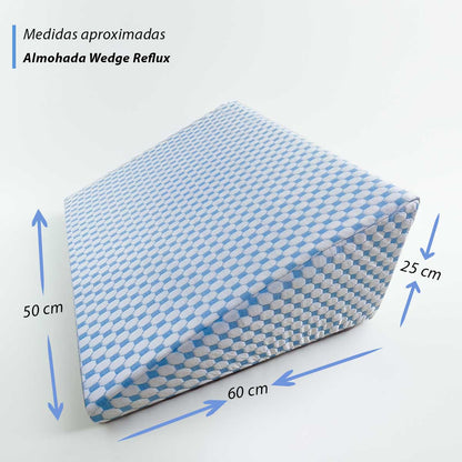 Almohada Ortopédica Descanso Anti Reflujo Con Memory Foam